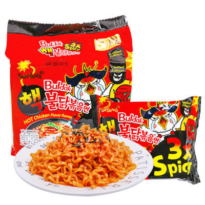 三养食品韩国进口 Samyang 三养三倍辣鸡肉味拌面 700g 140g 5包 火鸡面 超辣干拌泡面速食零食品 35 9 评价 云食界 三养食品韩国进口 Samyang 三养三倍辣鸡肉味拌面 700g 140g 5包 火鸡面 超辣干拌泡面速食零食品 35 9 评价 云食界